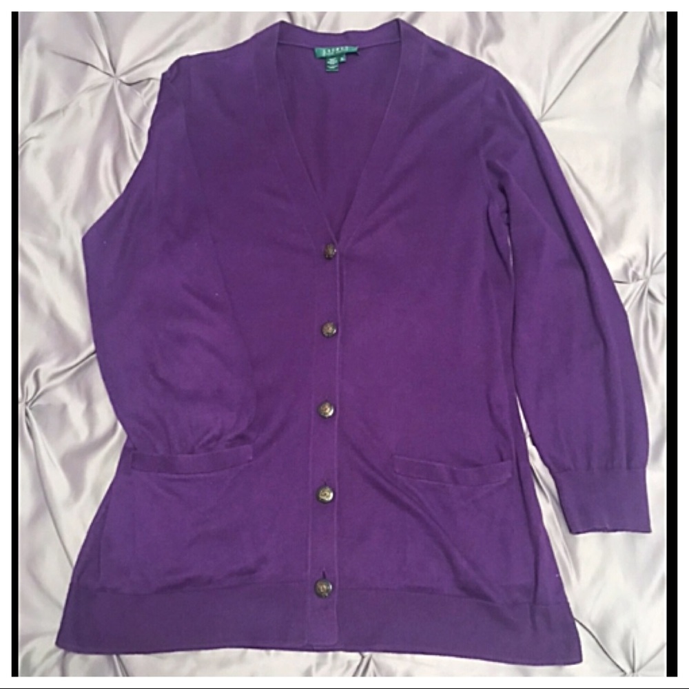 — SOLD — 
Lauren Ralph Lauren Cardigan  Button-down Sweater